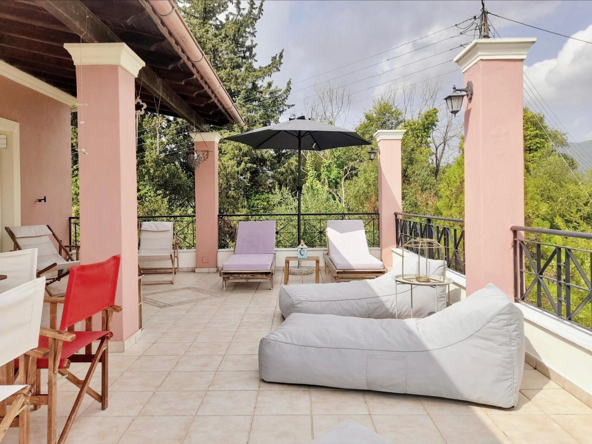 Villa Valia Seaside Ипсос Экстерьер фото