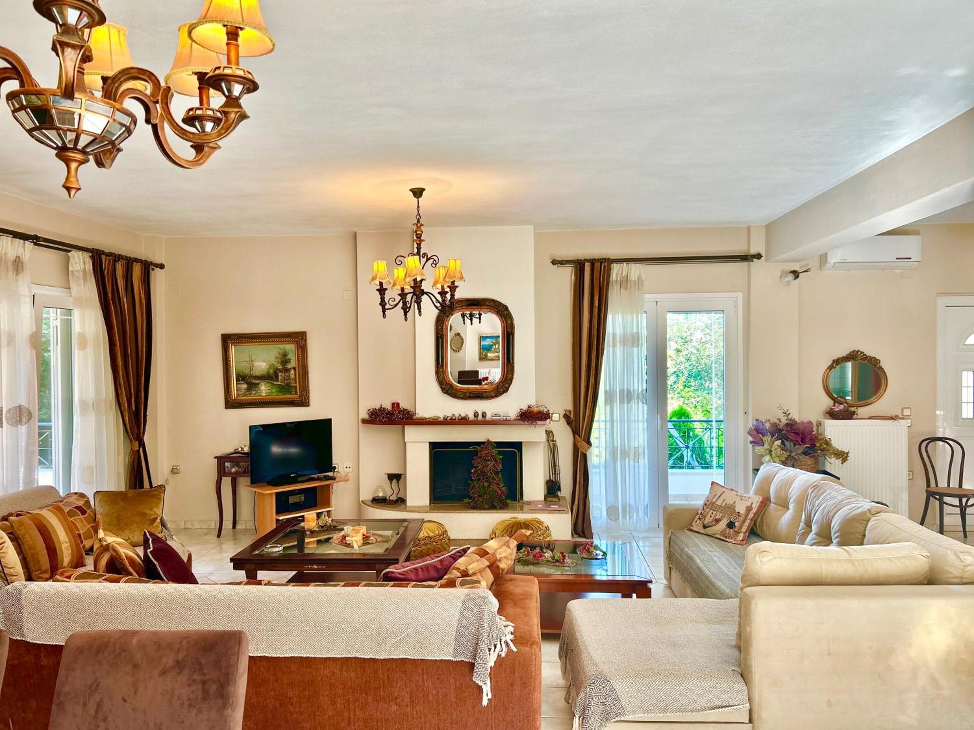 Villa Valia Seaside Ипсос Экстерьер фото