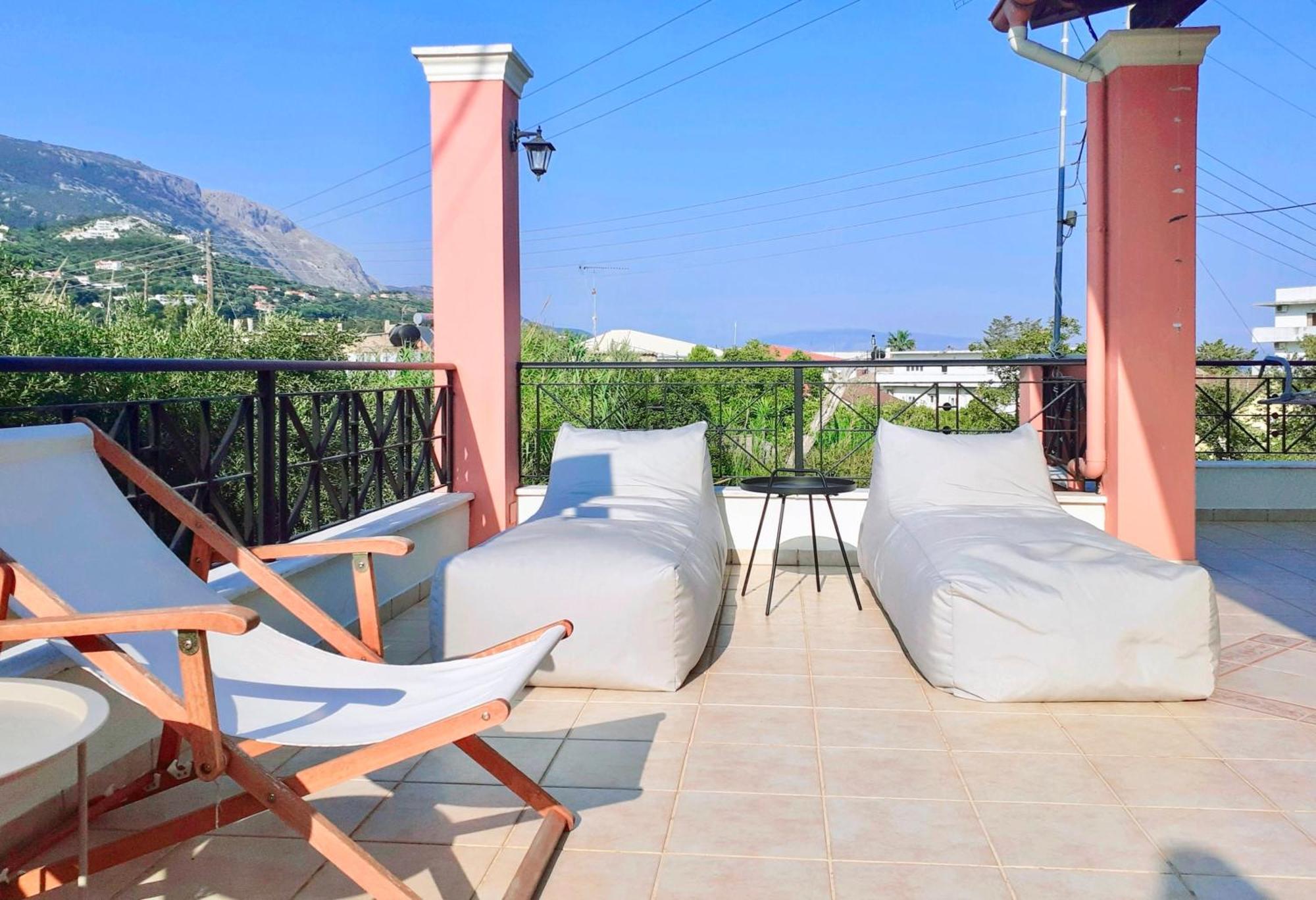Villa Valia Seaside Ипсос Экстерьер фото
