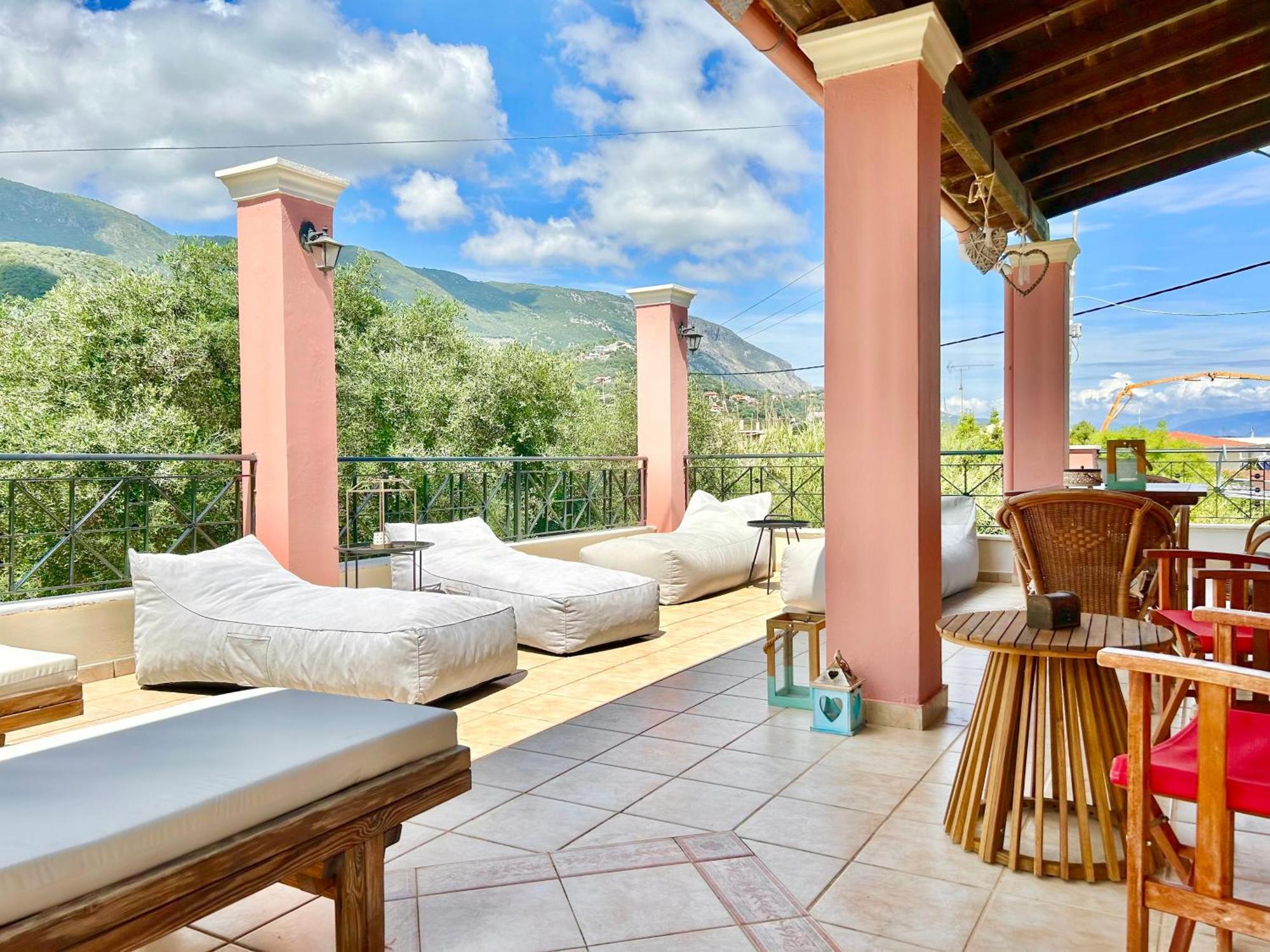 Villa Valia Seaside Ипсос Экстерьер фото