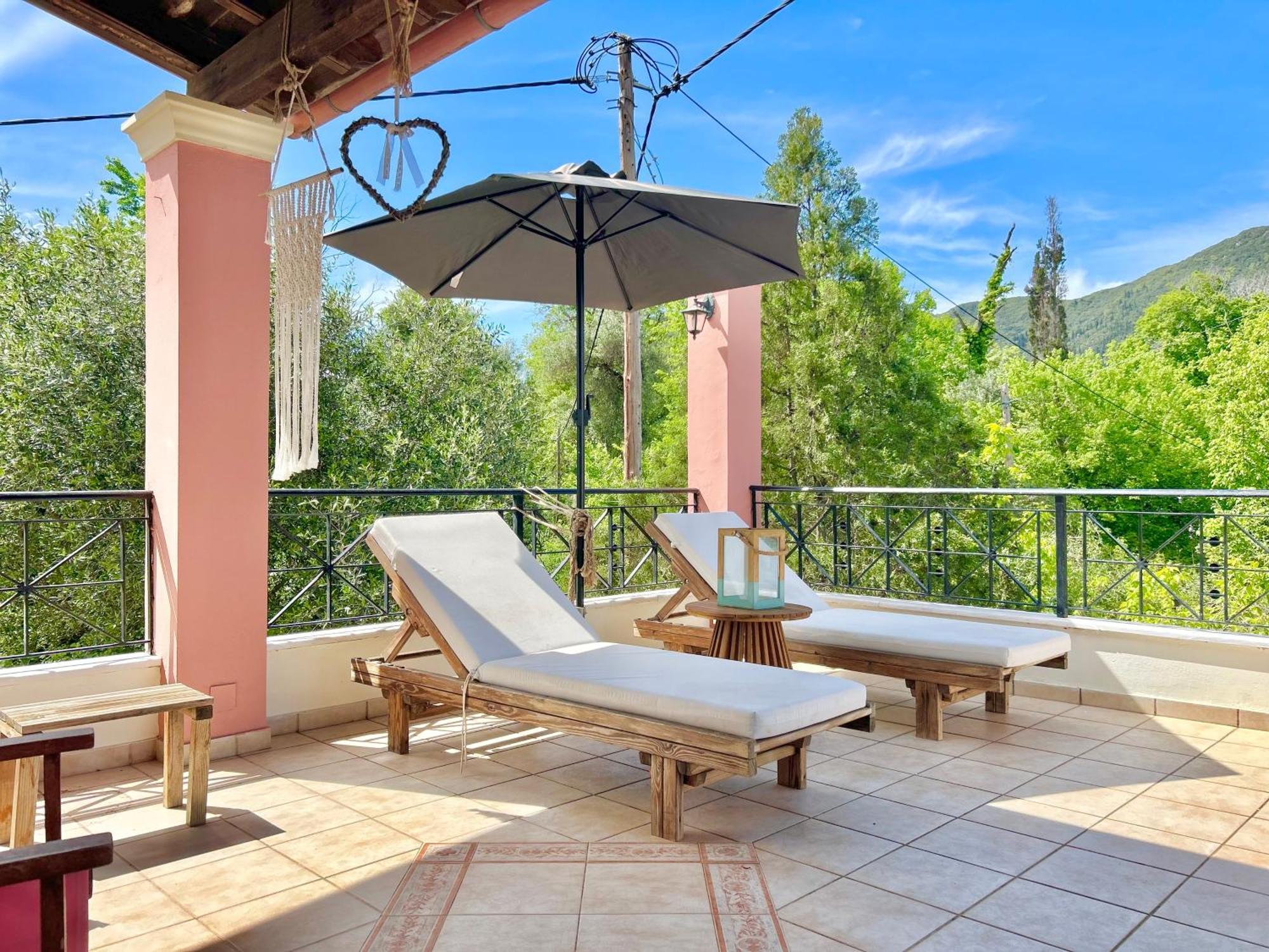 Villa Valia Seaside Ипсос Экстерьер фото